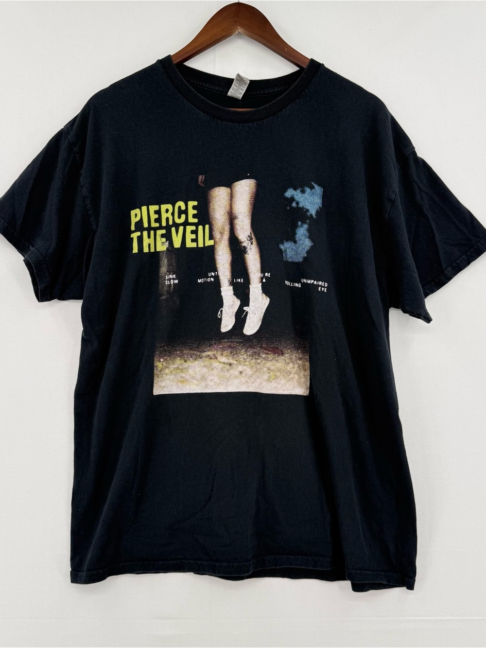 Pierce The Veil 2022 North American Tour T-Shirt Black Gildan Heavy Cotton XL